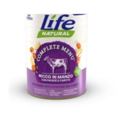 LIFE NATURAL WOŁOWNA, ZIEMNIAKI, MARCHEW KONSERWA 400g